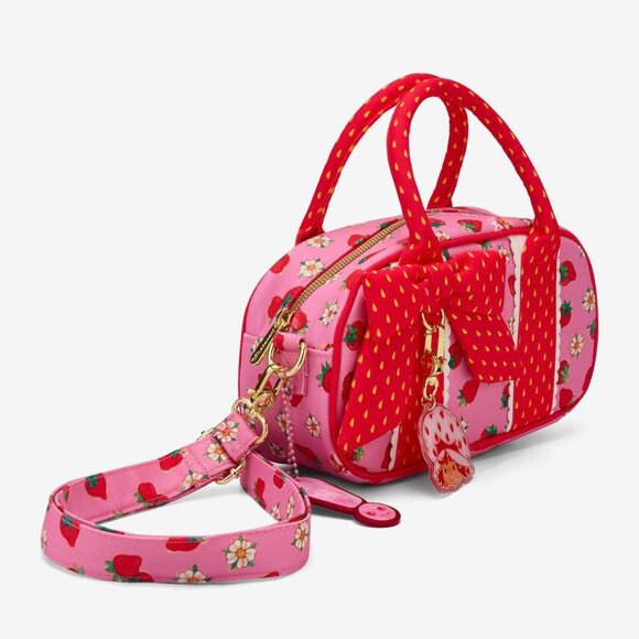 Whatever! Makes You Happy Strawberry Shortcake Mini Duffle CrossBody Bag BNWT - Picture 2 of 11